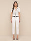 NINETTE KNIT TOP - IVORY/BLACK