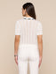 NINETTE KNIT TOP - IVORY/BLACK