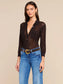 CARINE TOP - COFFEE BEAN