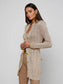 PENELOPE CABLE CARDIGAN - ALMOND/GOLD