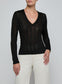 PRESTON V NECK PULLOVER - BLACK