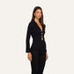 *PREORDER* KAYE CARDIGAN - BLACK/GOLD