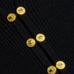 *PREORDER* KAYE CARDIGAN - BLACK/GOLD