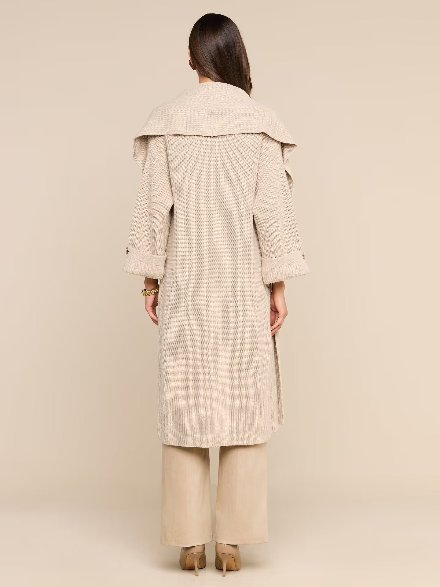 ORIELLE CARDIGAN - ALMOND MILK