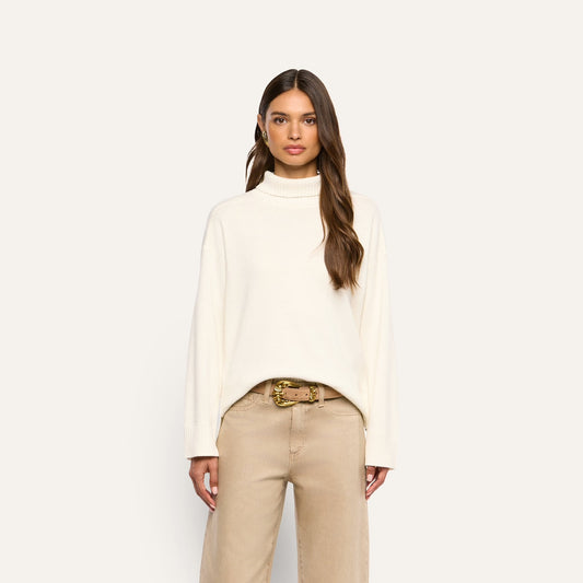 *PREORDER* SELWYN OVERSIZED TURTLENECK - IVORY