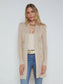 NOE DOUBLE BREASTED CARDI PECAN