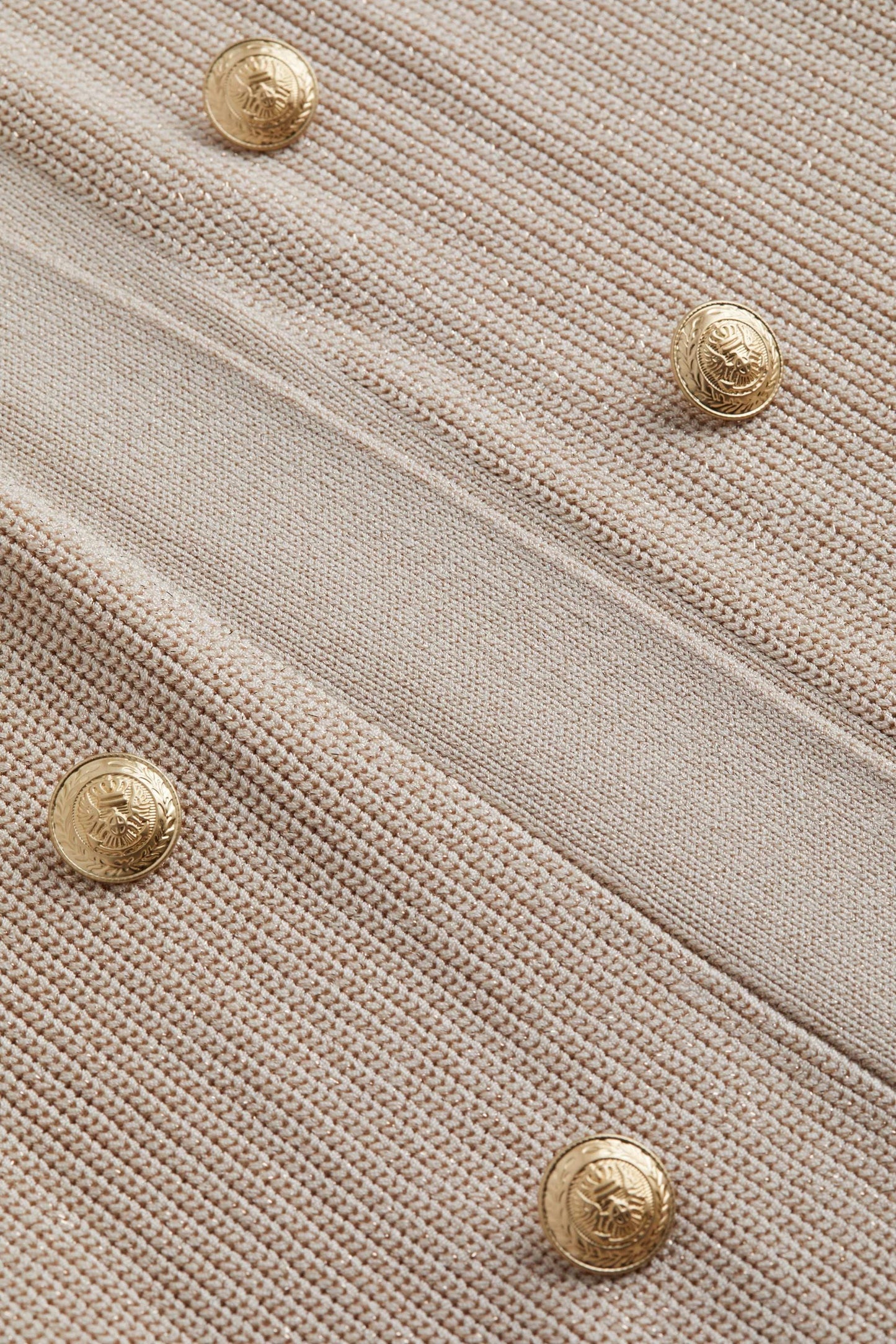 NOE DOUBLE BREASTED CARDI PECAN
