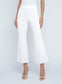 REN FLARE KNIT PANT - WHITE