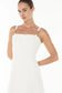 *PREORDER* COTE BLANC DENIM MINI DRESS - WHITE