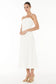 *PREORDER* COTE BLANC DENIM MINI DRESS - WHITE