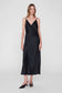 BLANCA MIDI DRESS - BLACK
