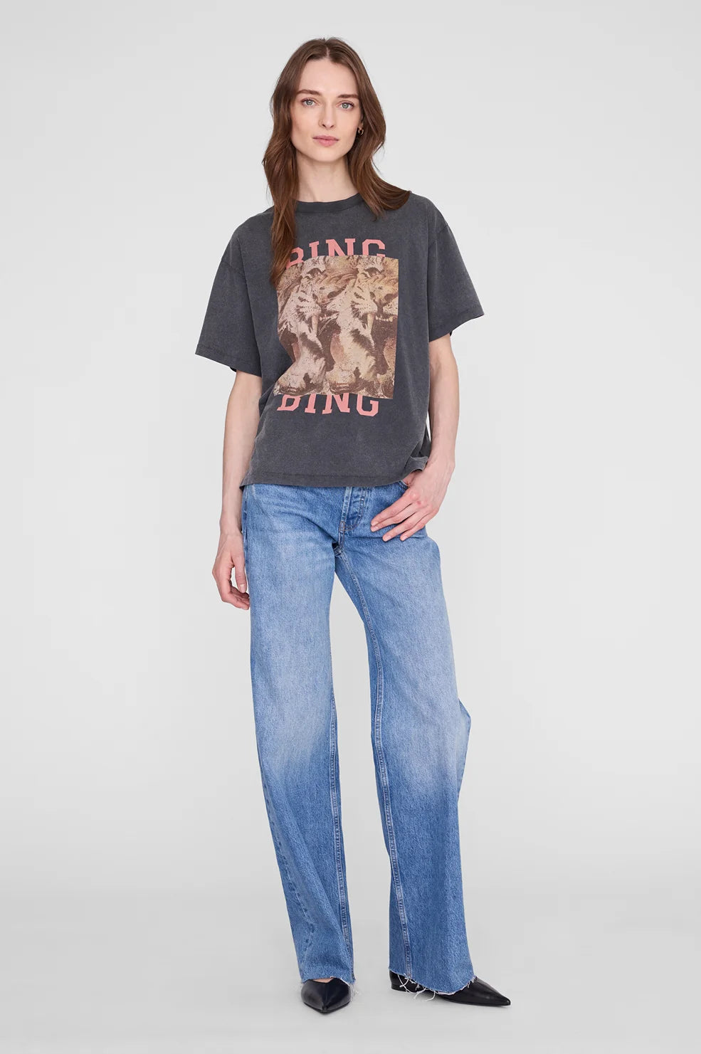 CADE TEE TIGER - WASHED BLACK