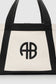 CARA TOTE - NATURAL CANVAS WITH BLACK