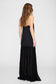 CLEMENTINE PLEATED DRESS - BLACK