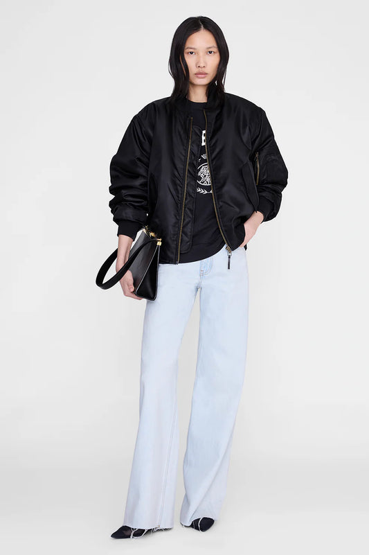 MILES SWEATSHIRT COLLEGIATE - VINTAGE BLACK