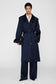 RICKIE MAXI TRENCH - NAVY