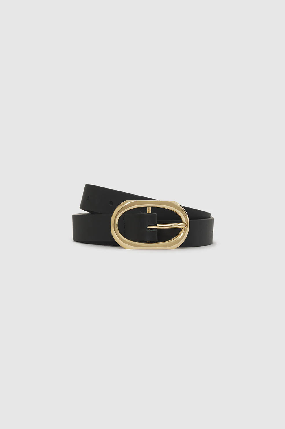 SMALL SIGNATURE LINK BELT - BLACK/GOLD