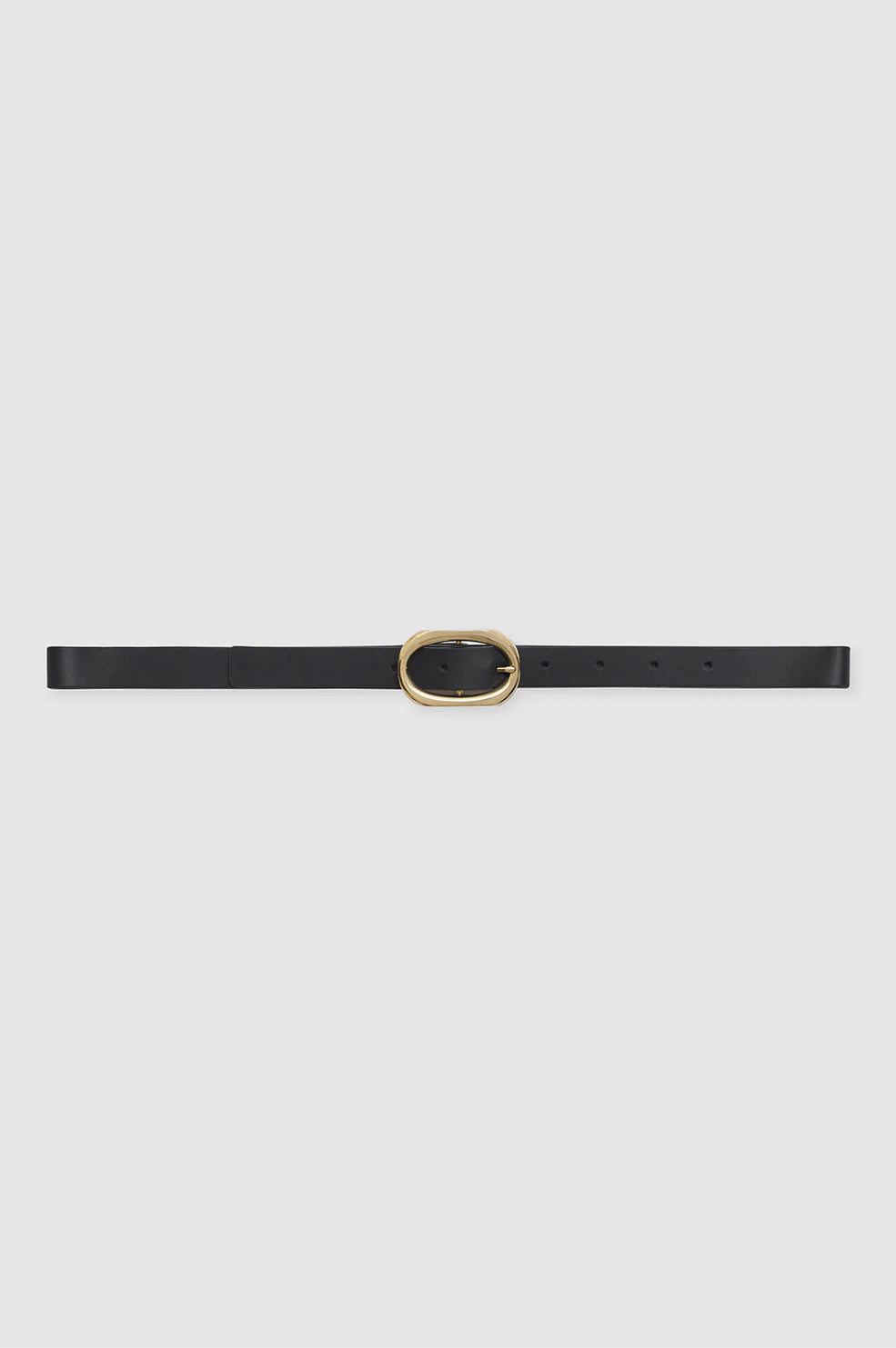 SMALL SIGNATURE LINK BELT - BLACK/GOLD