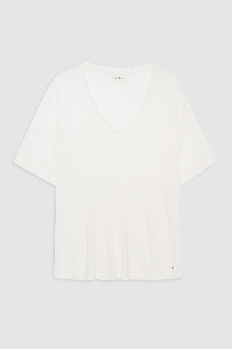 VALE TEE - OFF WHITE CASHMERE BLEND
