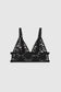 VIOLET BRALETTE - BLACK FLORAL