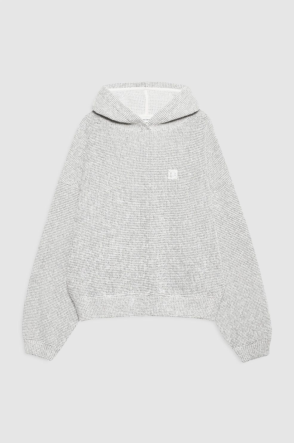 ALEC MONOGRAM HOODIE - IVORY AND BLACK
