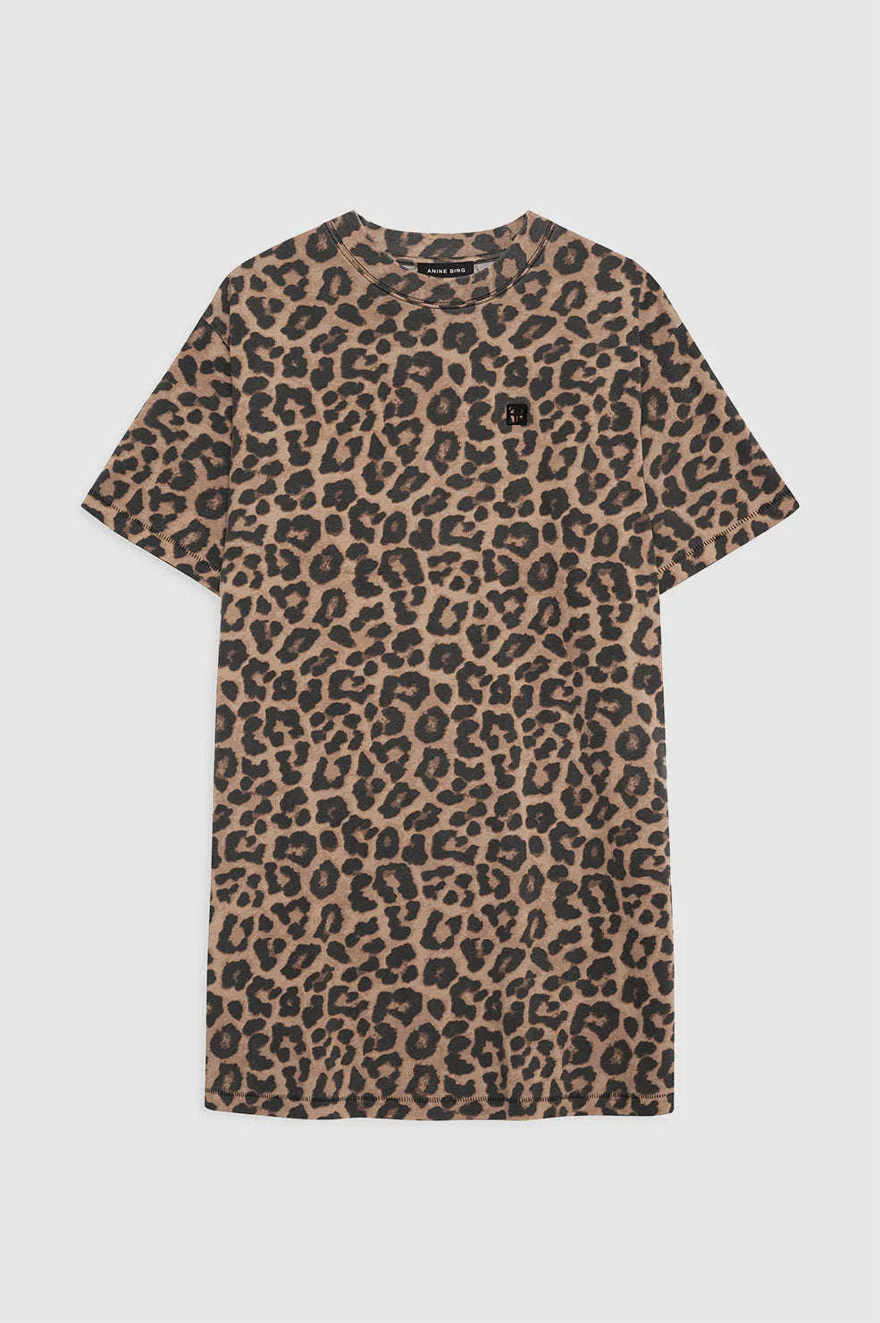 *PREORDER* BETH MINI DRESS - BLACK AND BROWN LEOPARD