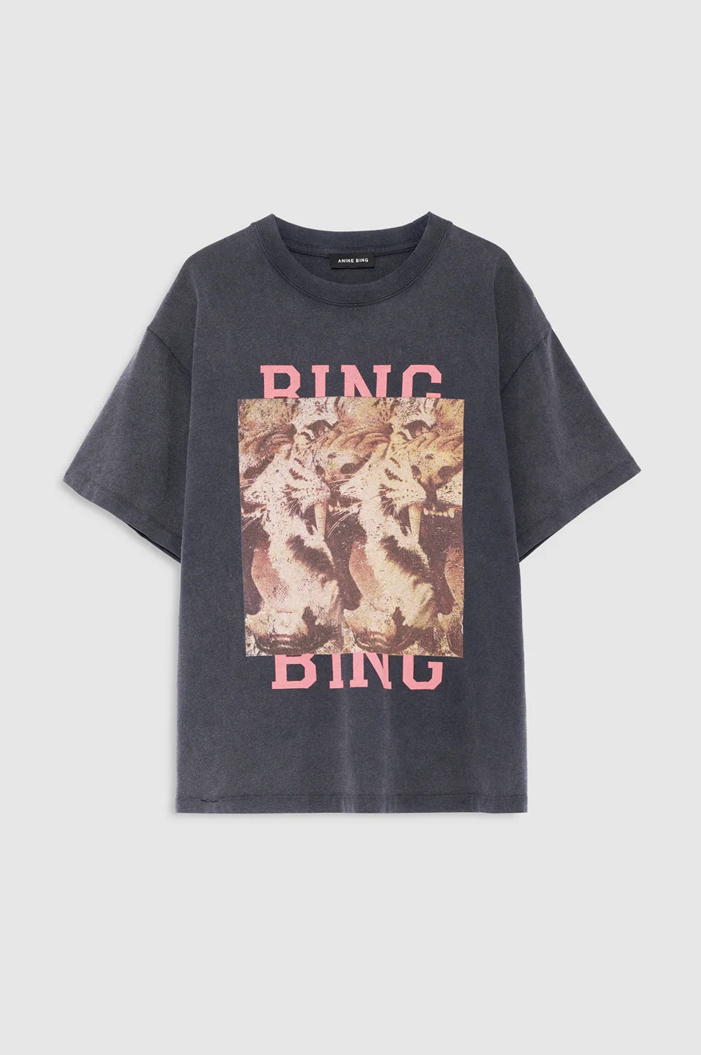 CADE TEE TIGER - WASHED BLACK