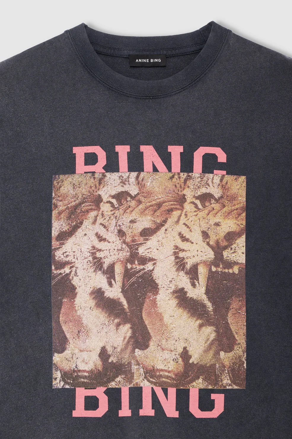CADE TEE TIGER - WASHED BLACK