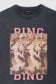 CADE TEE TIGER - WASHED BLACK
