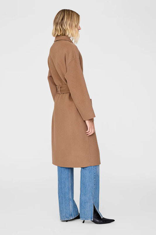 DYLAN CASHMERE BLEND COAT - CAMEL