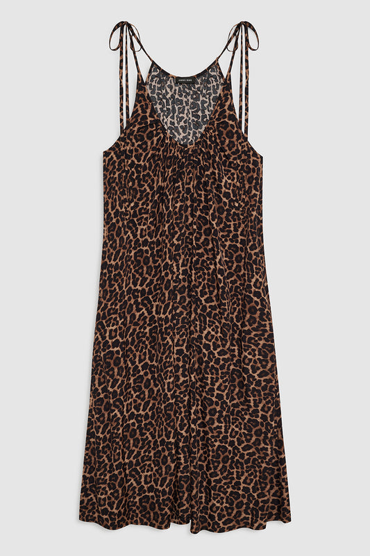 FLORA DRESS - LEOPARD
