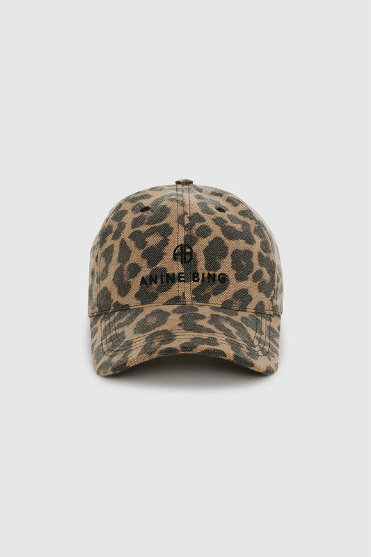 *PREORDER* JEREMY CAP - BLACK AND BROWN LEOPARD