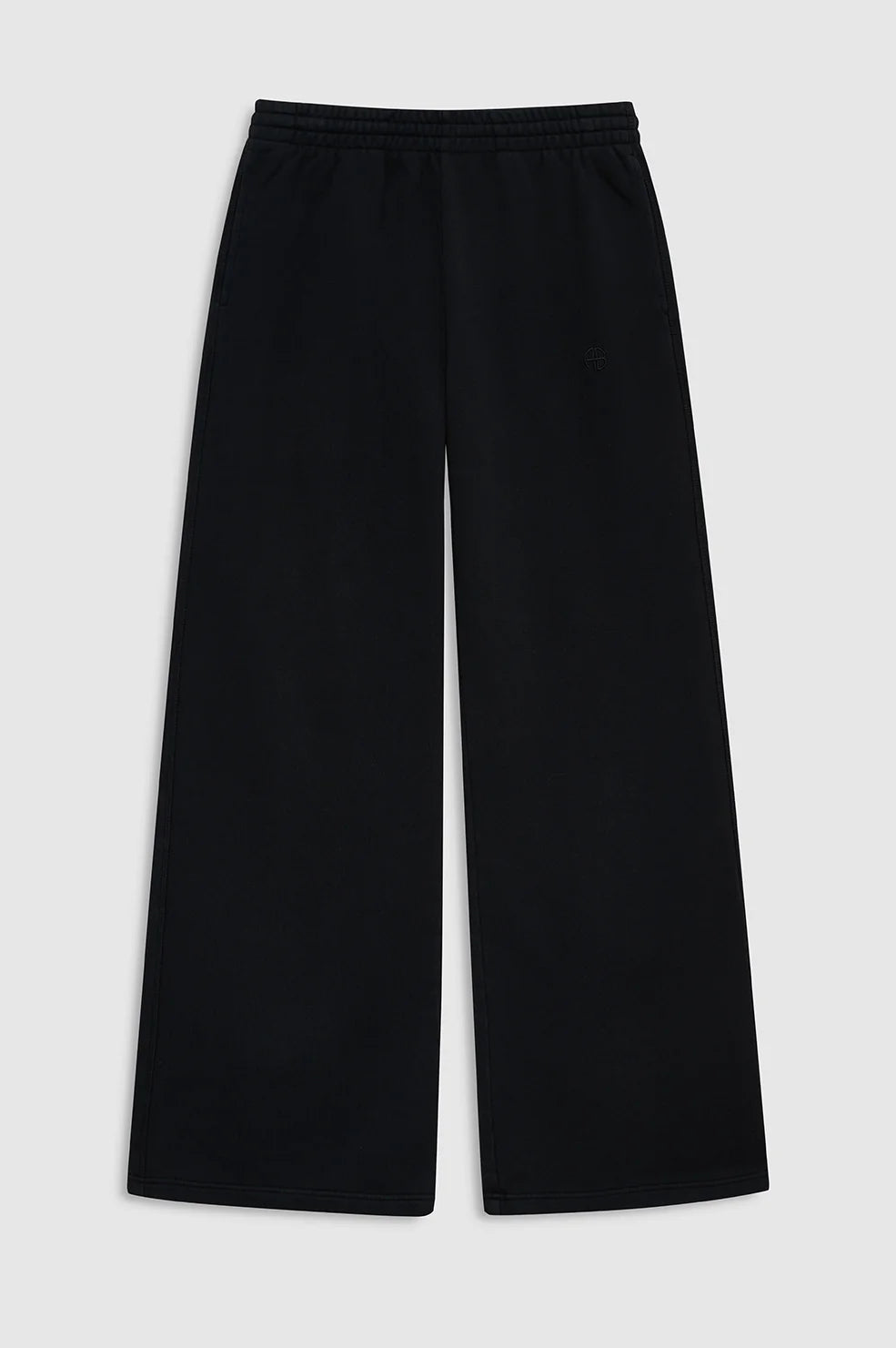 *PREORDER* KACEY SWEATPANT MONOGRAM - VINTAGE BLACK