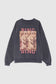 MILES SWEATSHIRT TIGER BING - WASHED BLACK