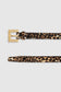 *PREORDER* NICOLA BELT - LEOPARD CALF HAIR