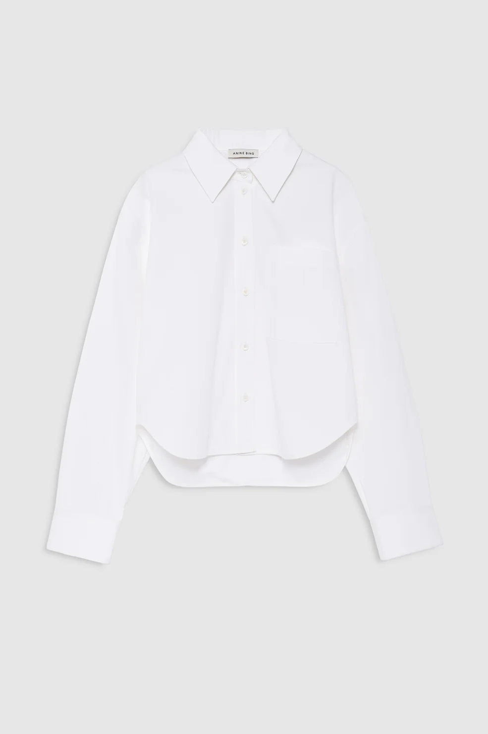 *PREORDER* SCOTT CROPPED SHIRT - WHITE