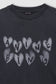 SPENCER SWEATSHIRT HEARTS - WASHED BLACK