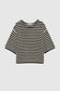 THEO SWEATER - BLACK/IVORY STRIPE