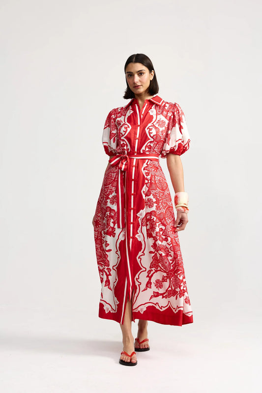 MARLEY DRESS - RUBY ANTIQUE