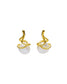 FUCHSIA EARRINGS - GOLD