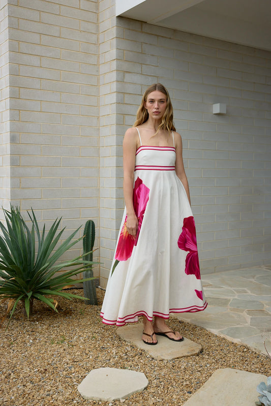 RUE DRESS - ANTIQUE IRIS