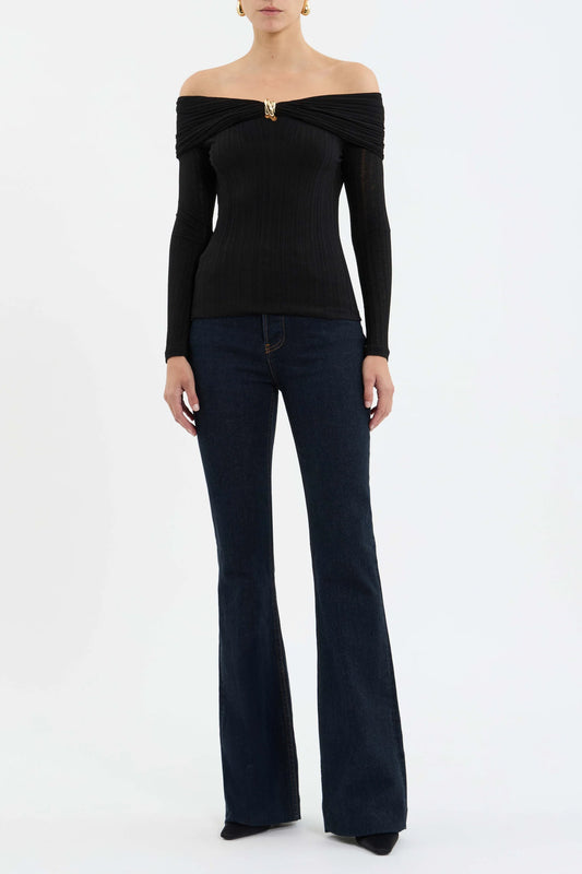 ATTIE TOP - BLACK