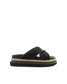 AYSHA SANDAL - BLACK RAFFIA