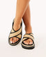 AYSHA SANDAL - NATURAL RAFFIA