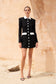 ELESHA MINI DRESS - BLACK