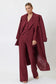 LEILA TRENCH COAT - BORDEAUX