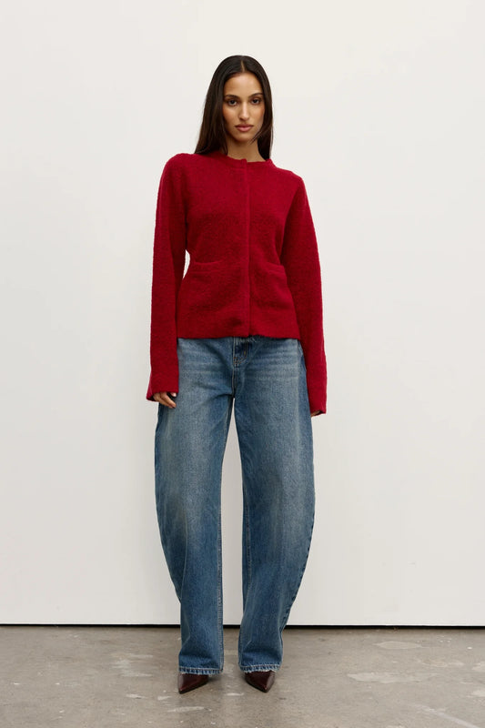*PREORDER* BEATRICE CARDIGAN - RED