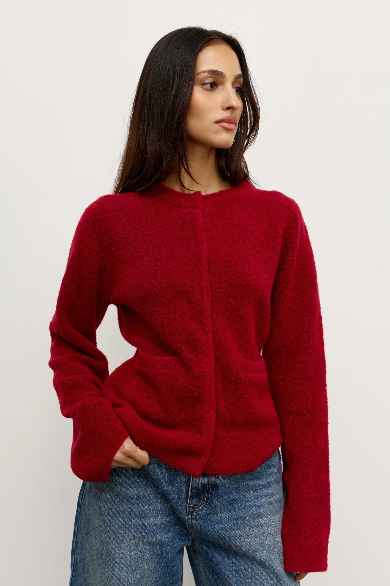 *PREORDER* BEATRICE CARDIGAN - RED