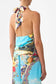 BATHING BOMBSHELL COWL NECK HALTER TOP