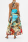 BATHING BOMBSHELL FITTED WAIST GATHERED SKIRT